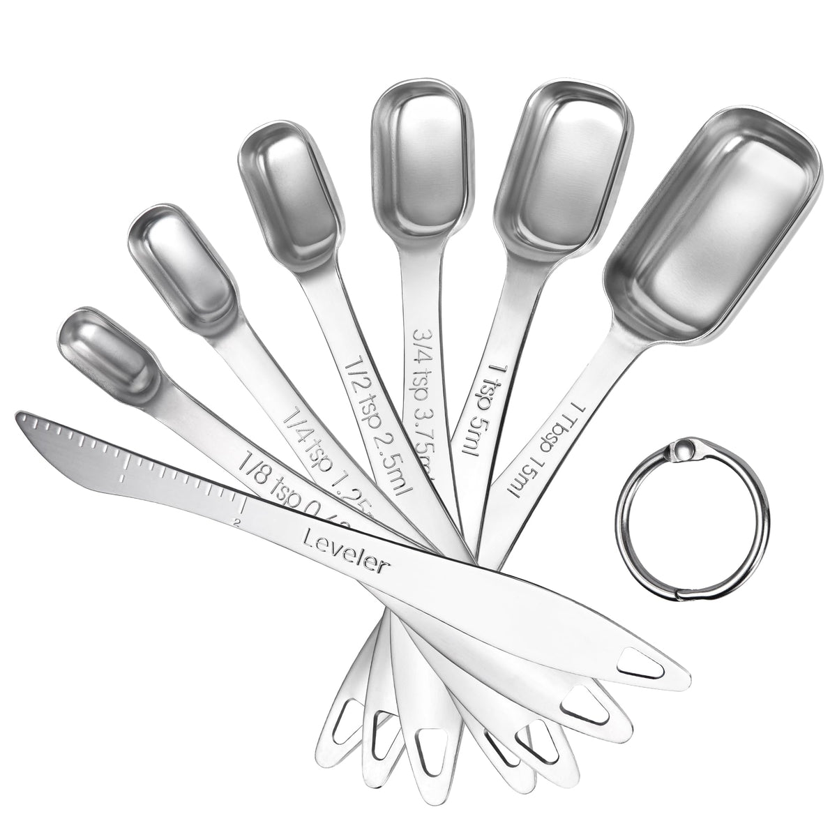 Narrow Square Measuring Spoons