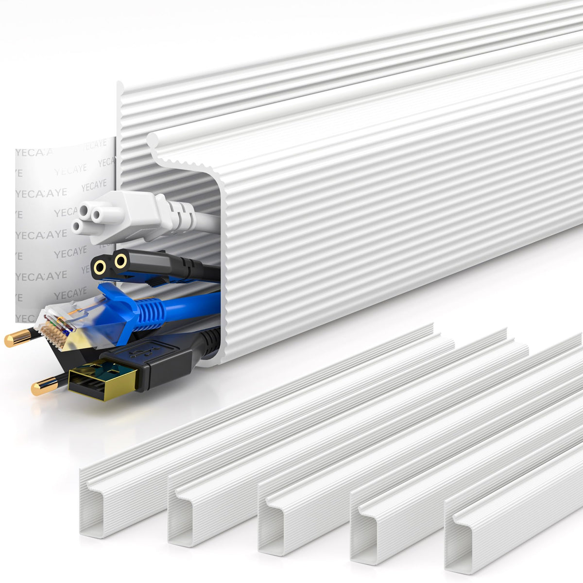 Cable Management Under Desk (6 Count)