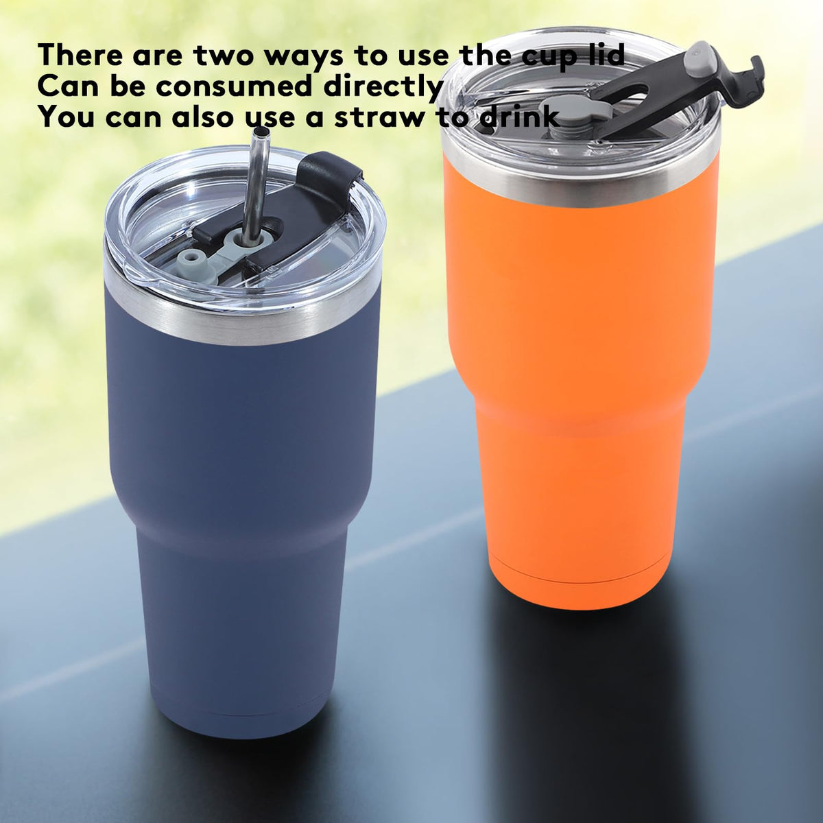 12 Pack 30oz Insulated Tumbler with Lids and Straw
