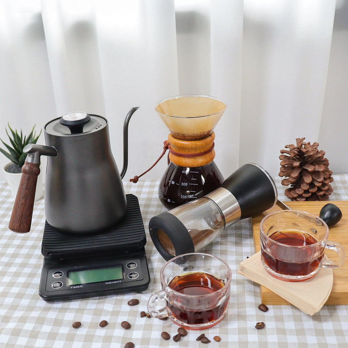 Portable Pour Over Coffee Maker Dripper Set Espresso Americano Latte For Travel Camping Office Home Car Hiking