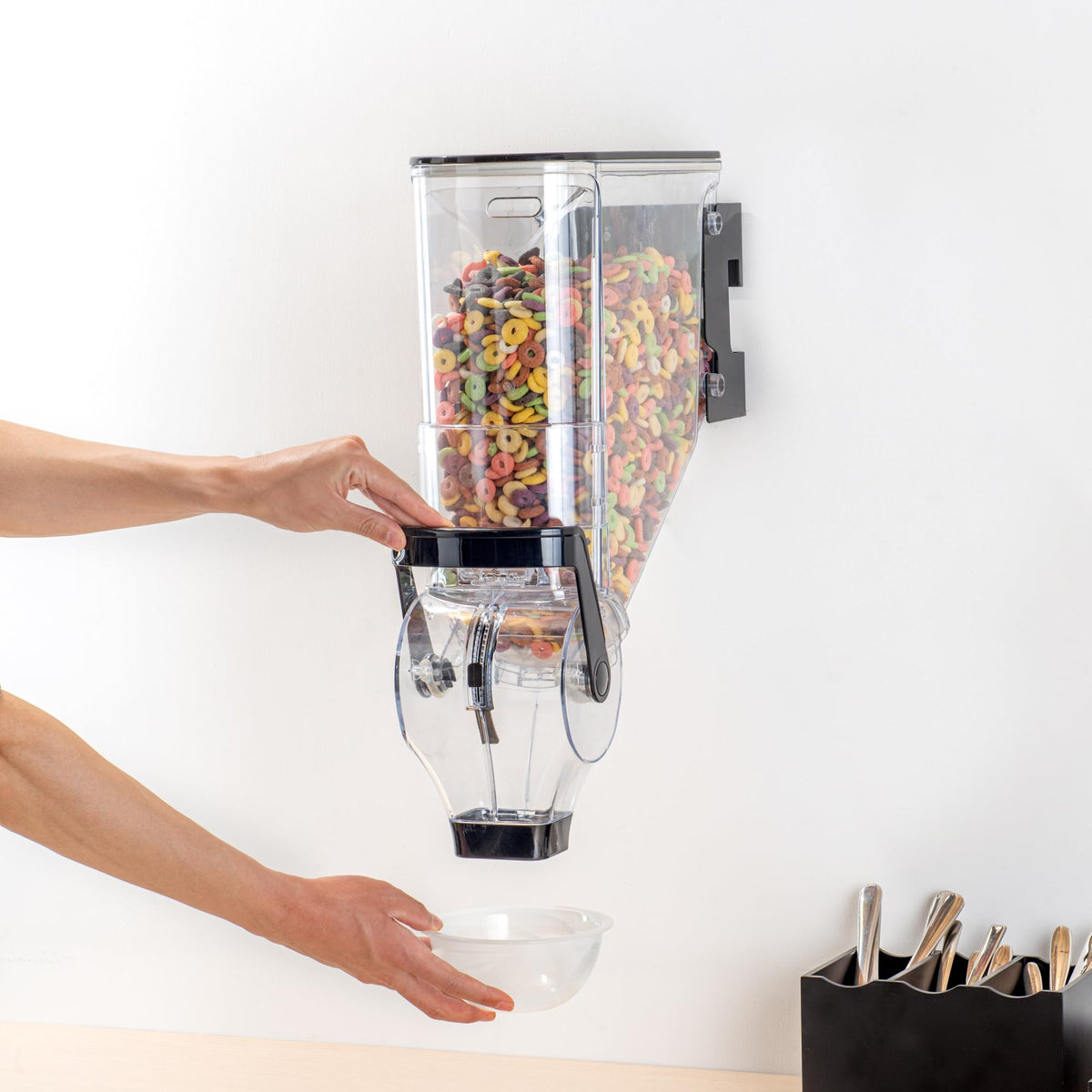 Cereal Dispenser 3.5 gal Plastic Wall