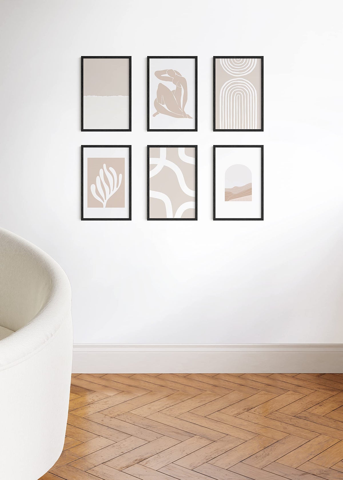 11x17 Black Oak Frame Set of 6 (6 Count)