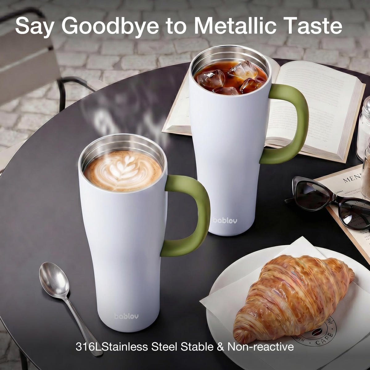 33 oz 316L Stainless Steel Insulated Tumbler with Straw