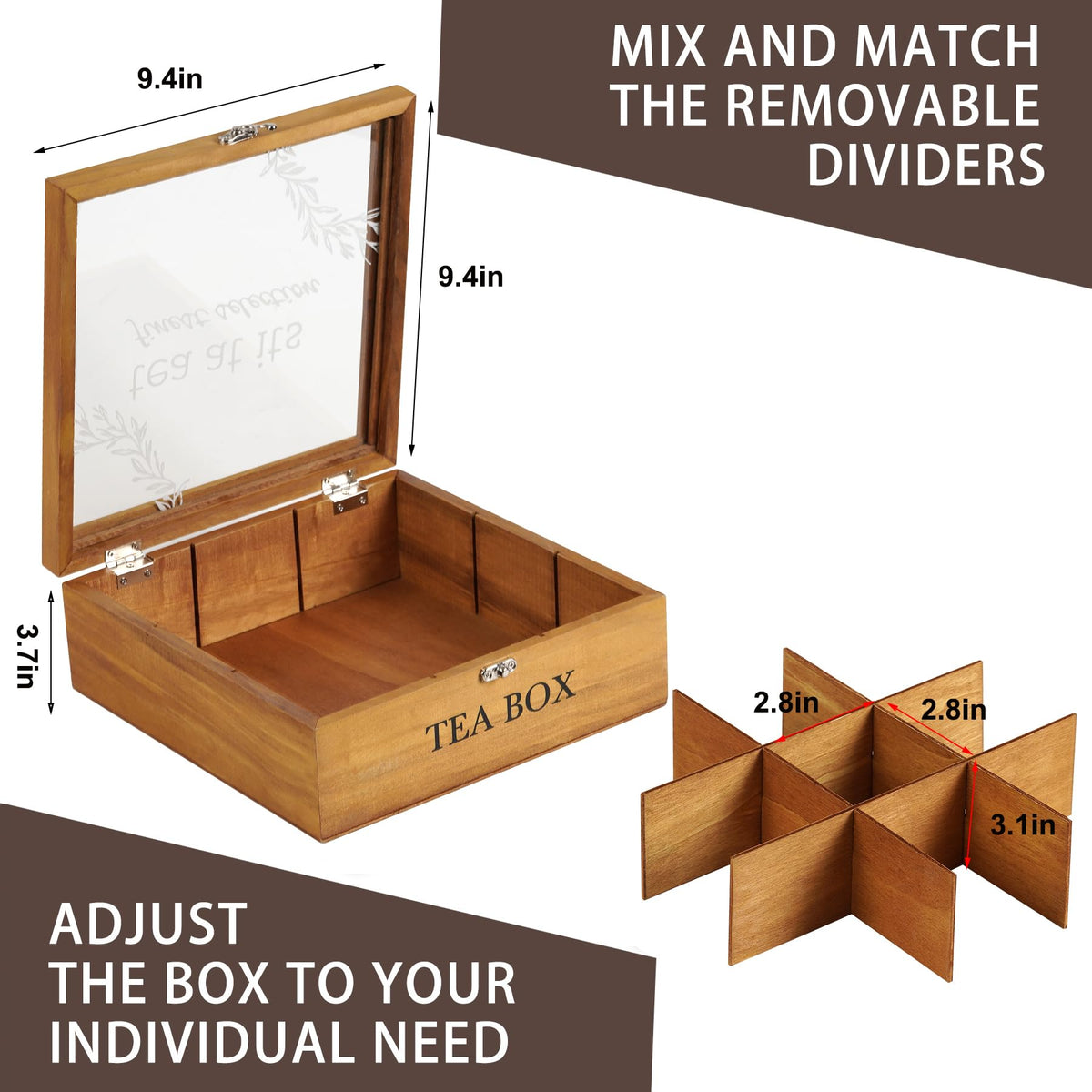 Wooden Tea Box