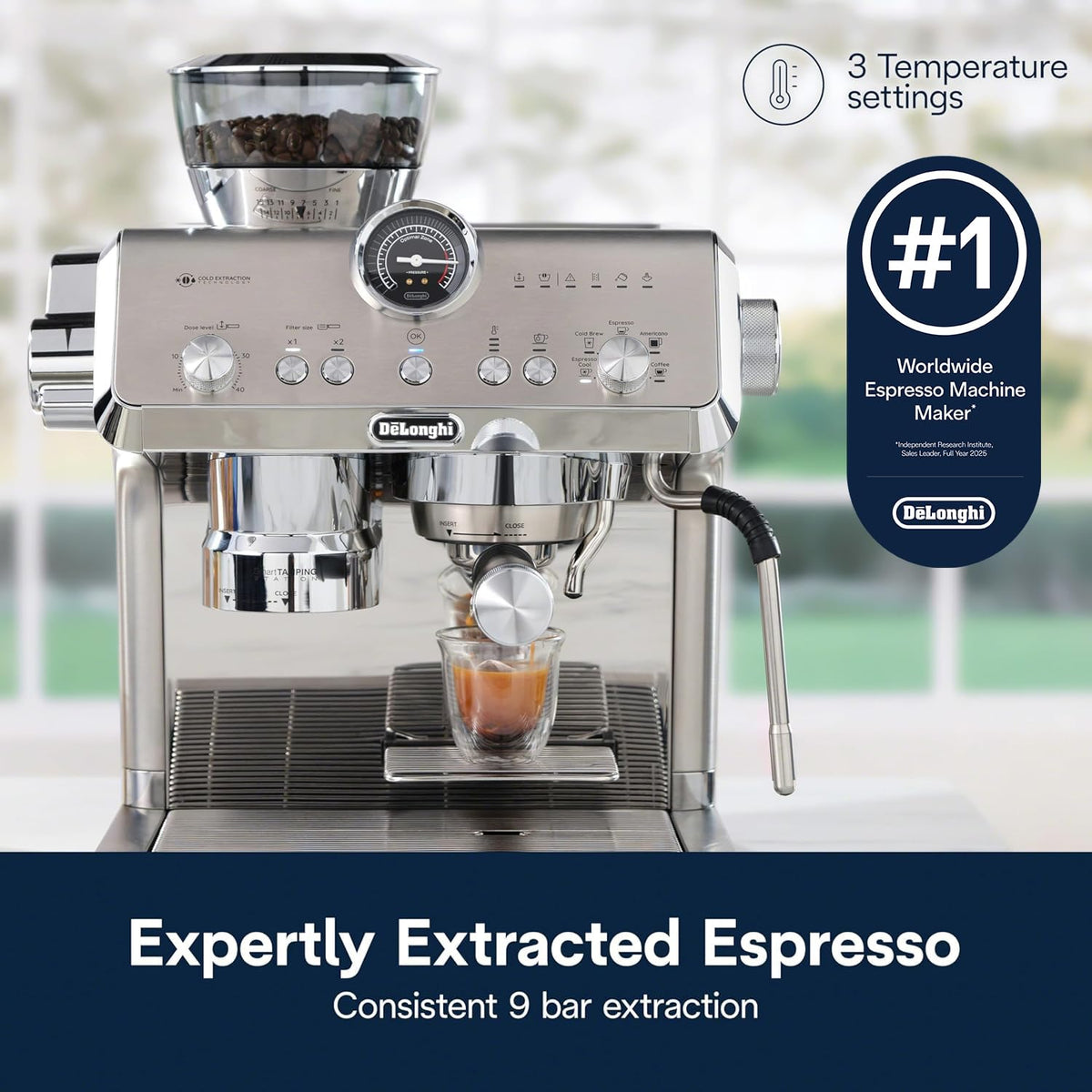 La Specialista Opera Espresso Machine with Coffee Grinder