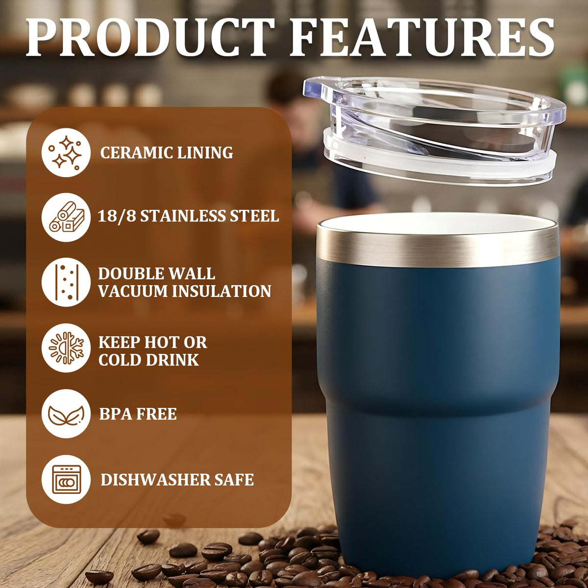 8 oz Stackable Espresso (2 Count)