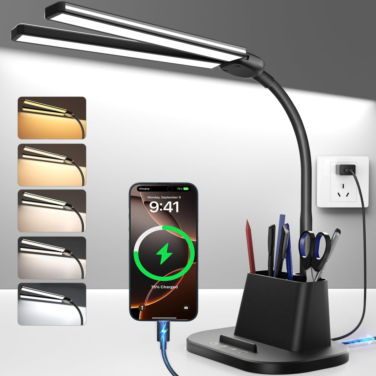 Desk Lamp with USB