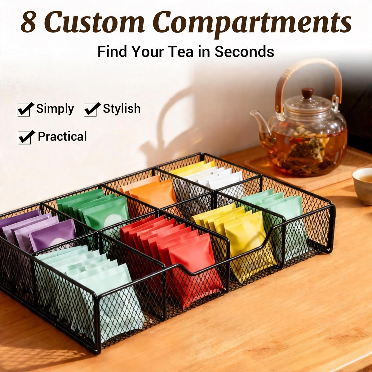 Tea Holder Organizer
