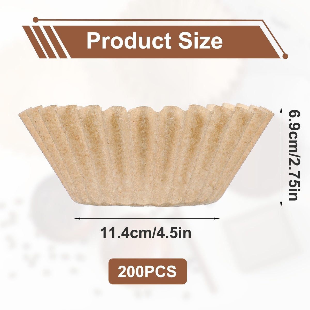 Extra Large Coffee Filters 12 (200 Count)