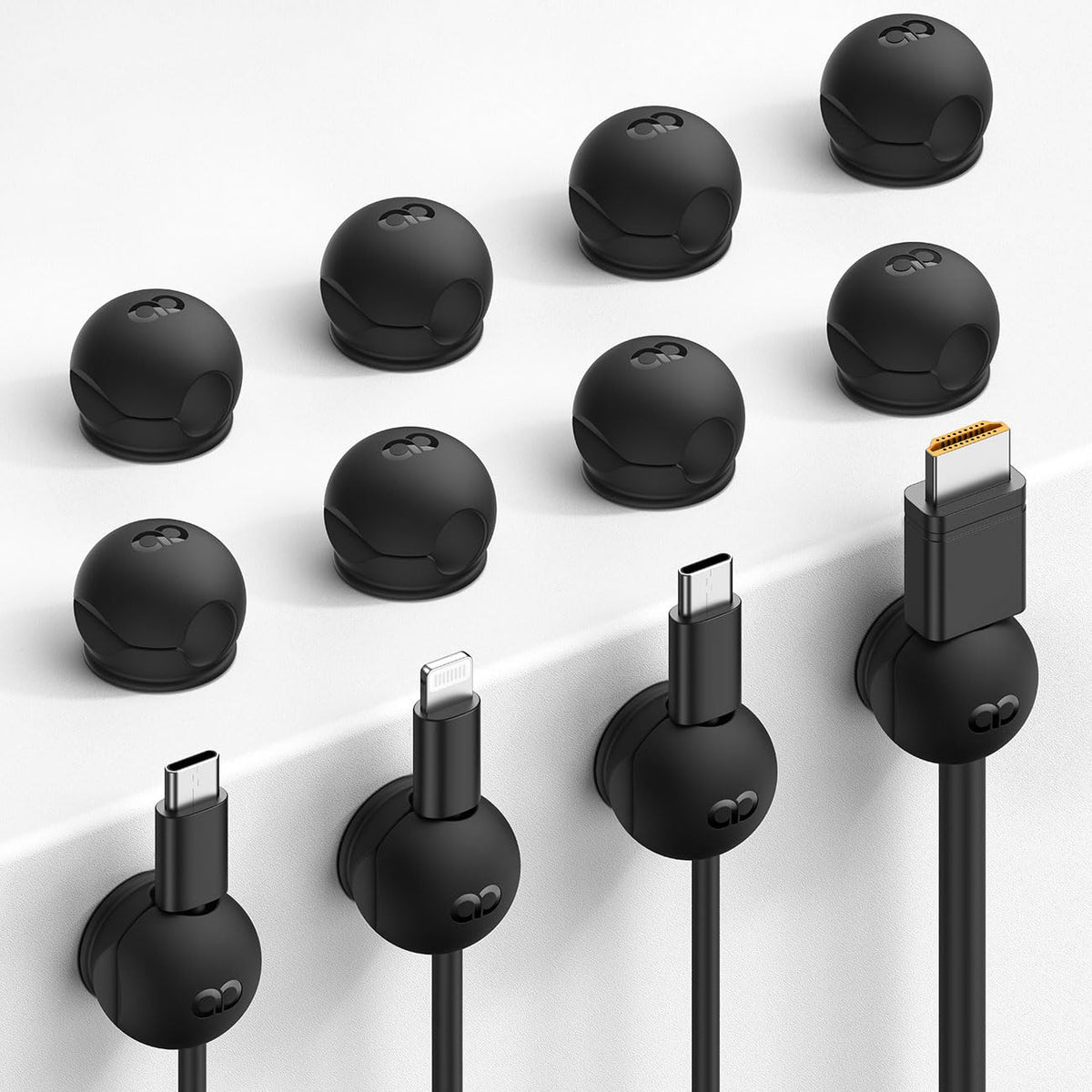 12 Pack Magnetic Cord Organizer (12 Count)