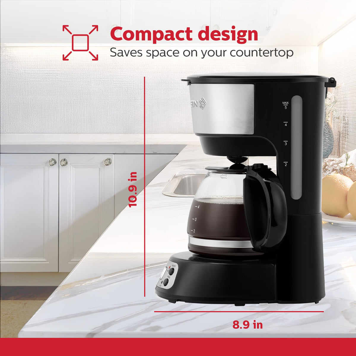 5 Cup Programmable Coffee Maker