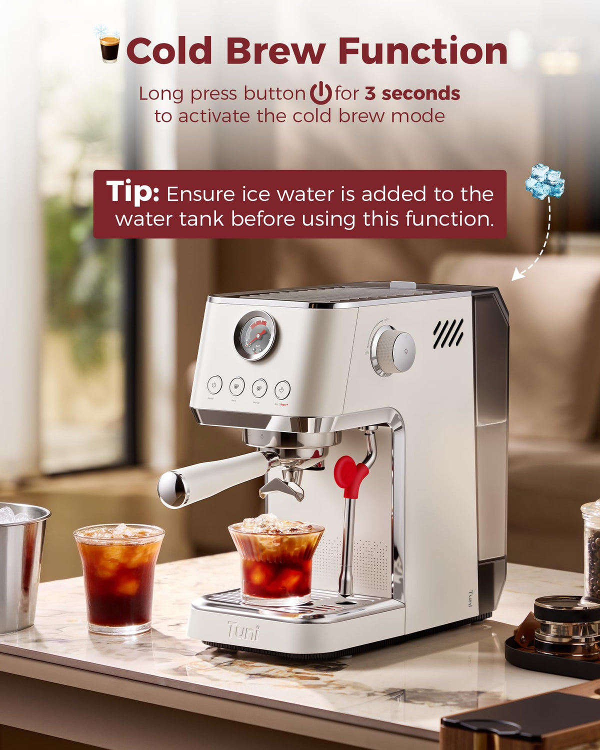 E2 Gen3 Espresso Machine with G1 Conical Burr Coffee Grinder