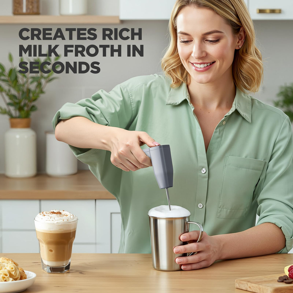 Single Serve Coffee Maker with Built