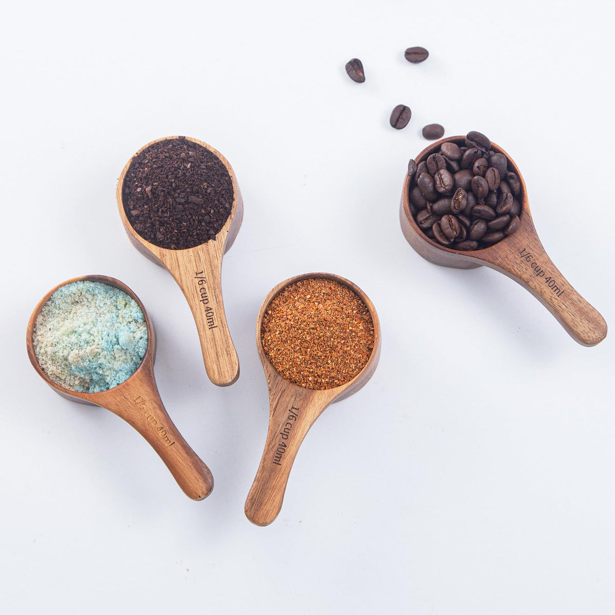 Wood Coffee Scoop (4 Count)