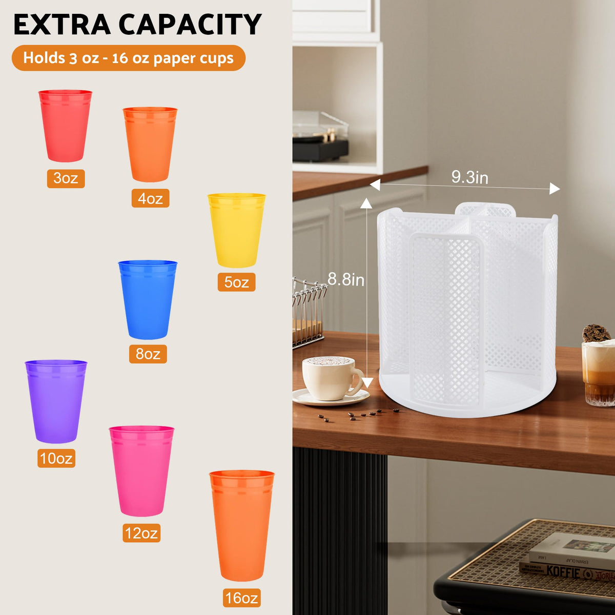 Rotating Paper Cup Dispenser