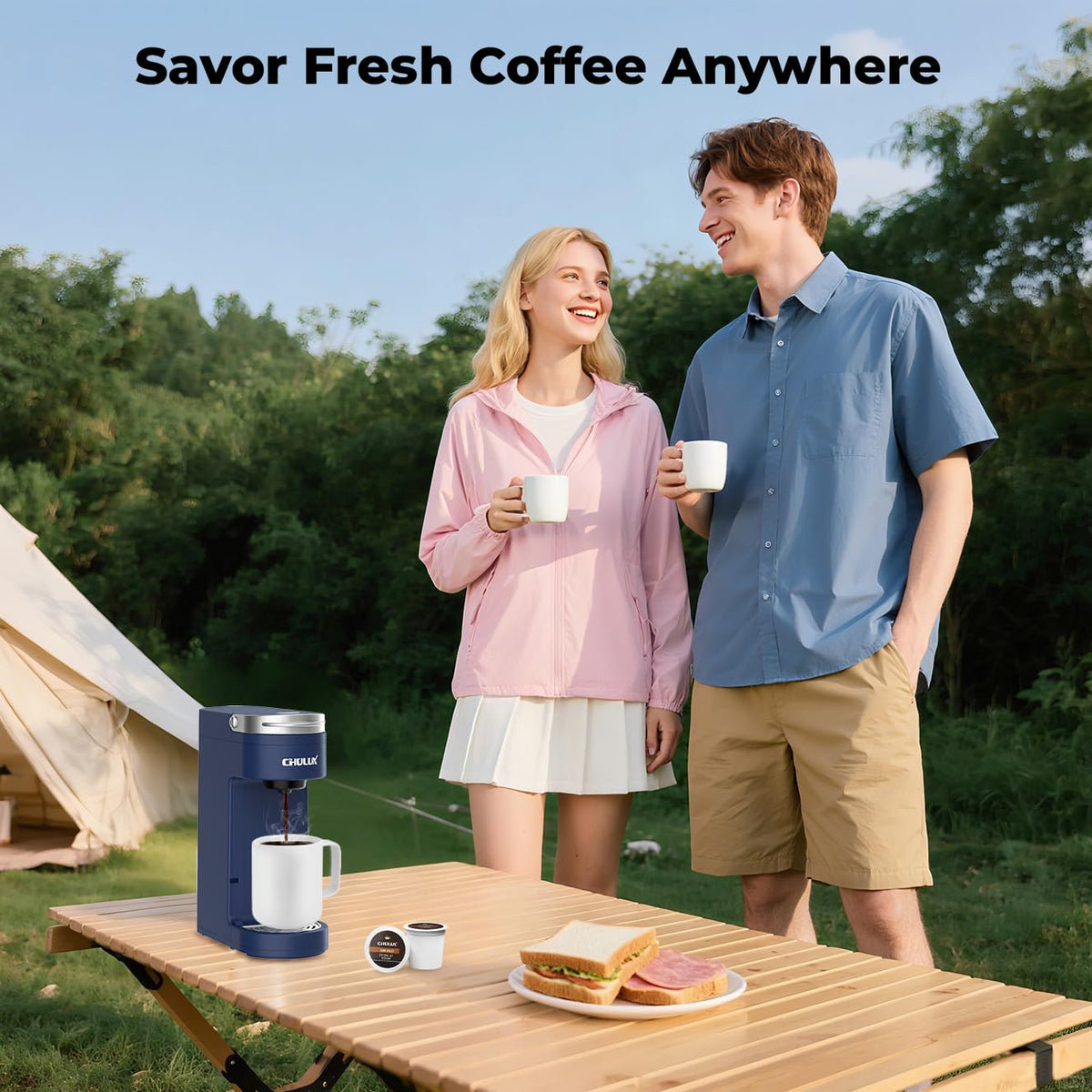 Slim Single Serve Coffee Maker for K Cup
