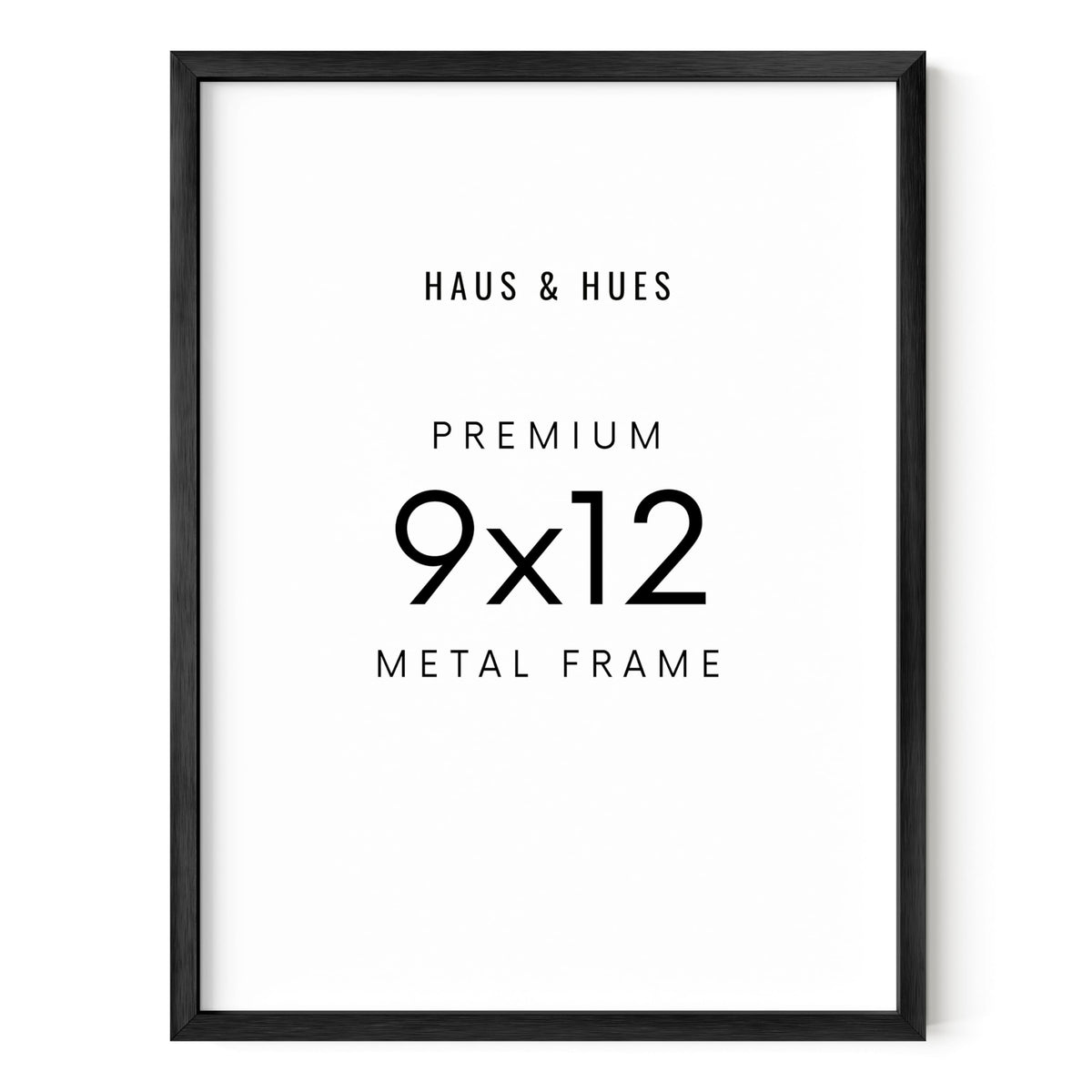 9x12 Black Metal Picture Frame