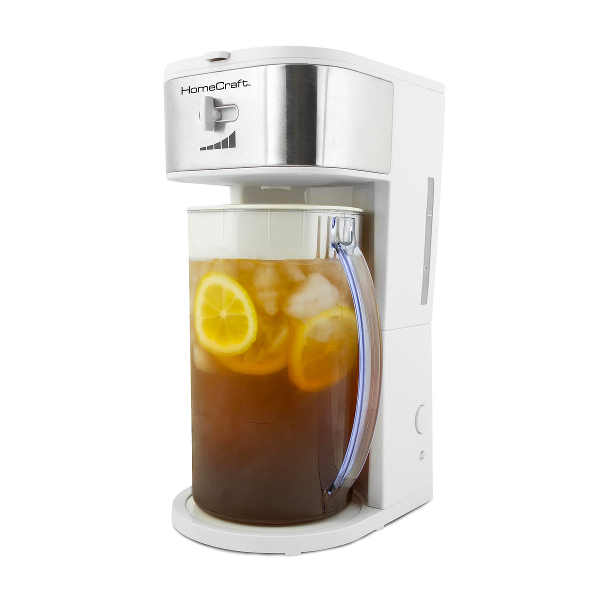 3 Quart White Stainless Steel Café' Iced Tea And Iced Coffee Brewing System