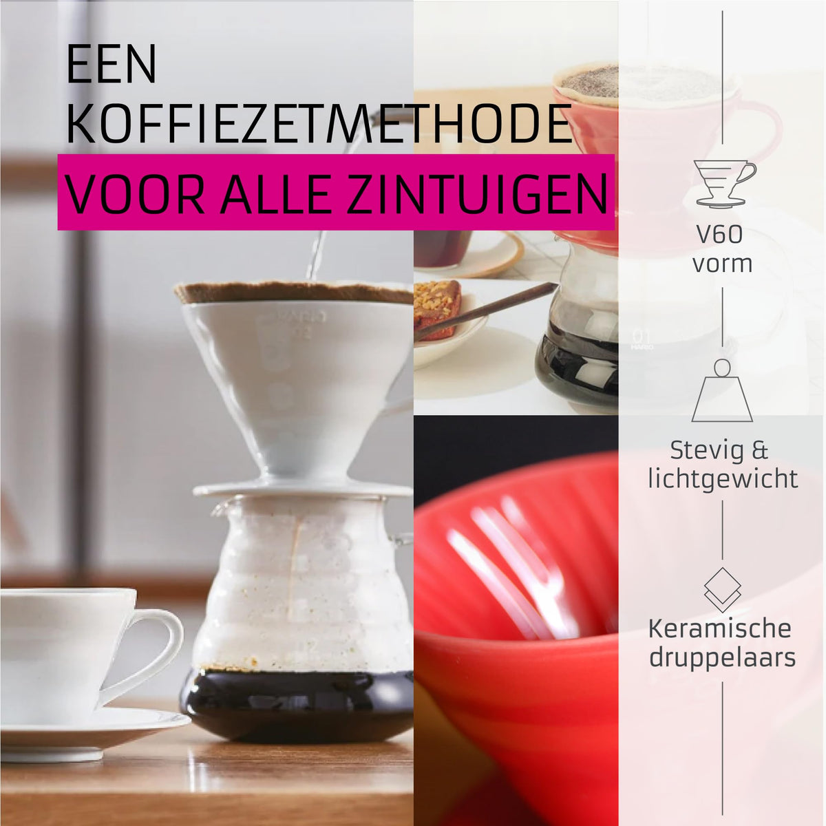 V60 Ceramic Coffee Dripper Pour Over Cone Coffee Maker Size 01