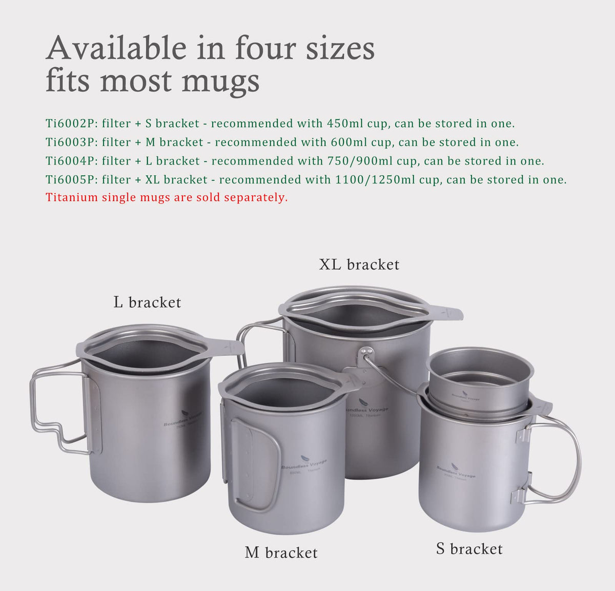 Pure Titanium Coffee Filter Paperless