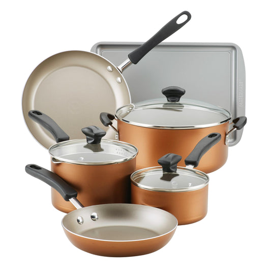 Cookstart Aluminum DiamondMax Nonstick Cookware Set