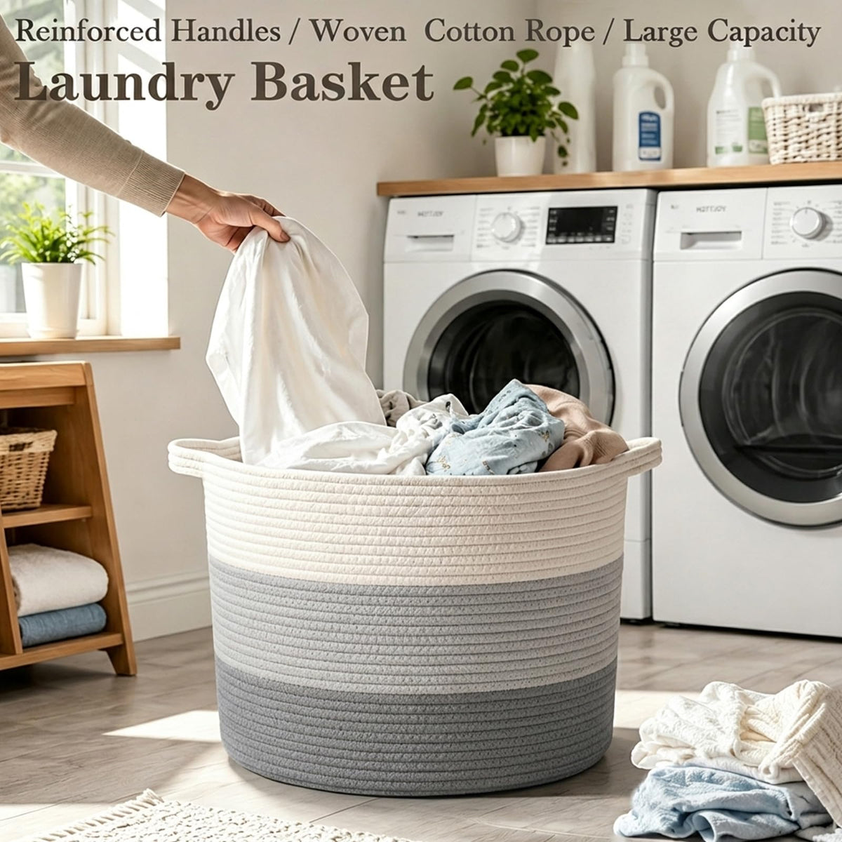 115L Extra Large Blanket Basket
