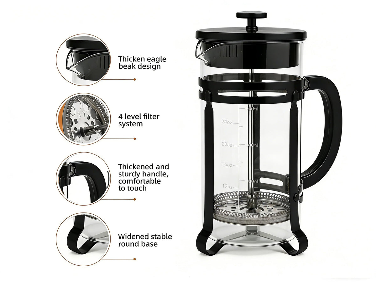 French Press Coffee Maker 21oz