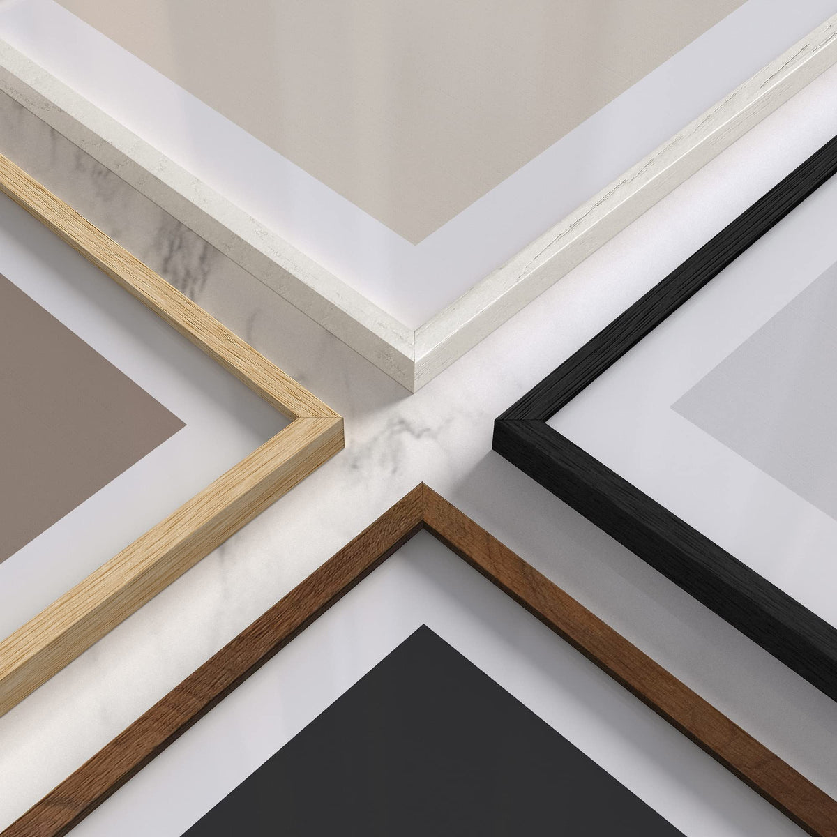 18x24 Black Oak Frame Set of 1