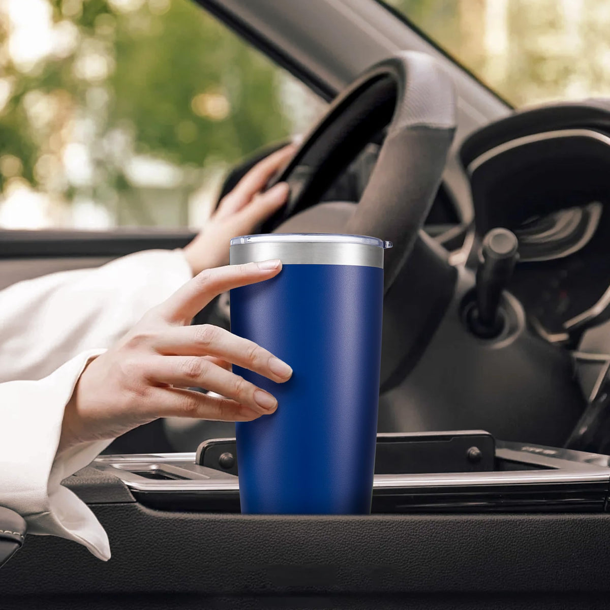 20 oz Tumbler with Lid Stainless Steel Insulated Tumblers Bulk Cups Mug (8 Count)