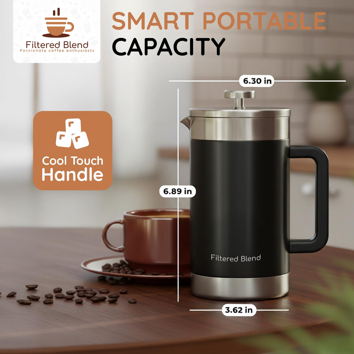 54 oz French Press Coffee Maker