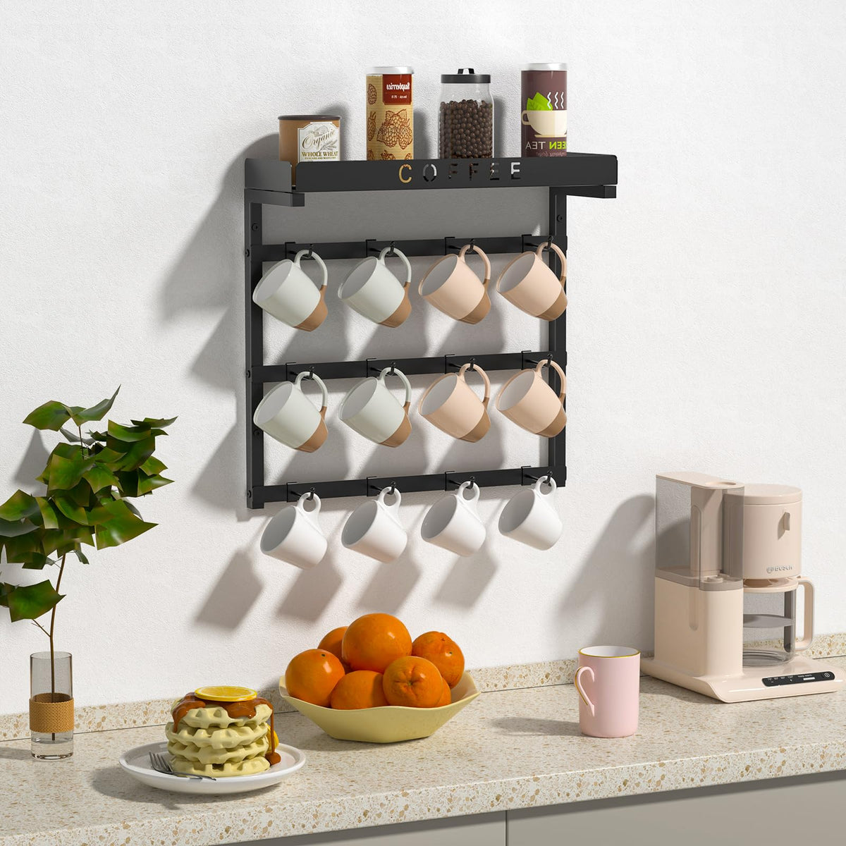 Coffee Mug Holder Wall Mounted