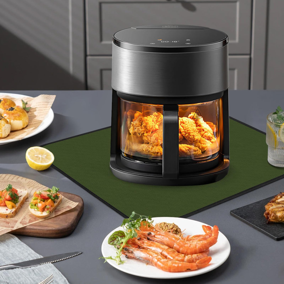 Heat Resistant Mats for Air Fryer on Countertop