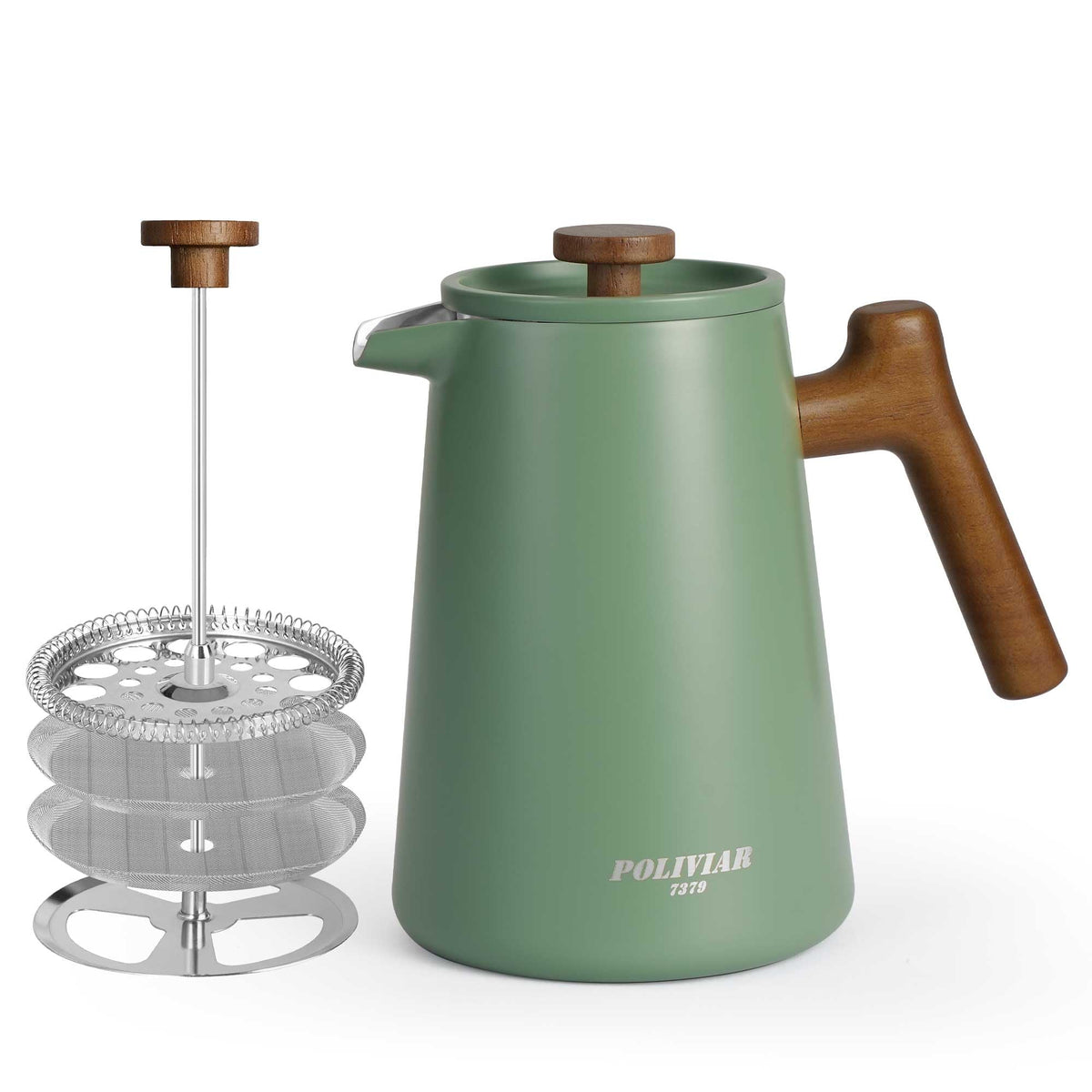 POLIVIAR French Press Coffee Maker (34 Ounce)