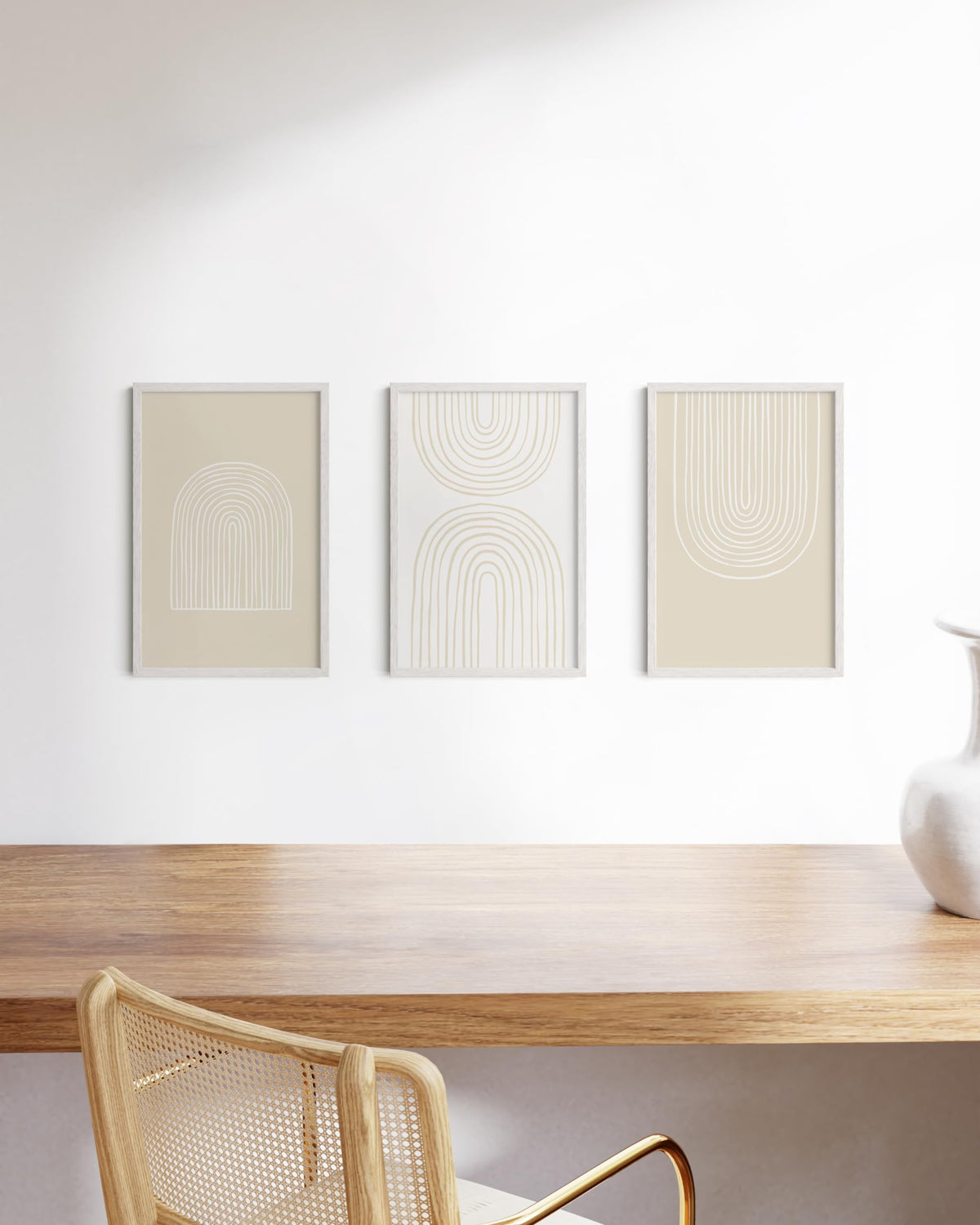 Standalone White Oak Frame Set of 3 (3 Count)