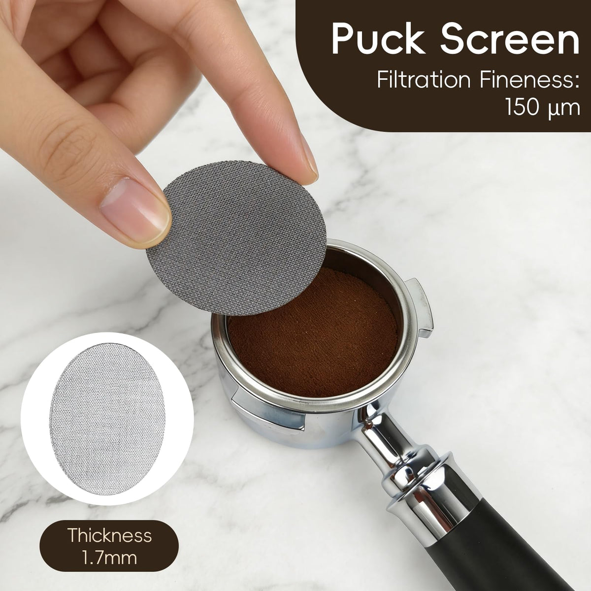 7 Pcs 58mm Espresso Tamper Tools Accessories Kit for Coffee WDT Tool Set