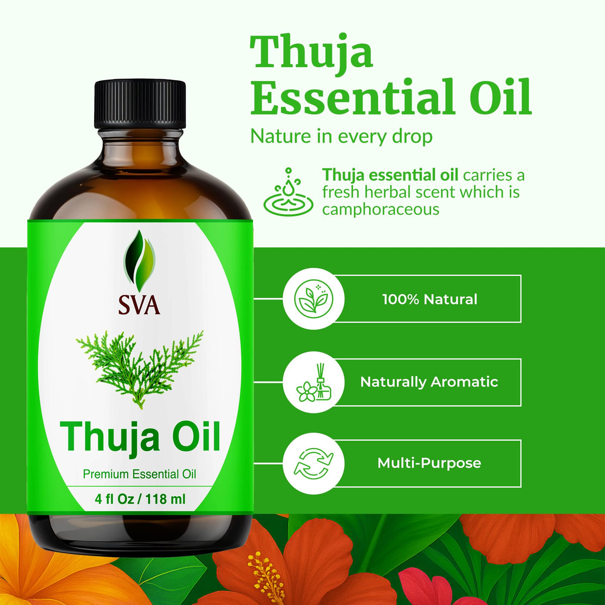 SVA Thuja Essential Oil (4 Fl Oz)