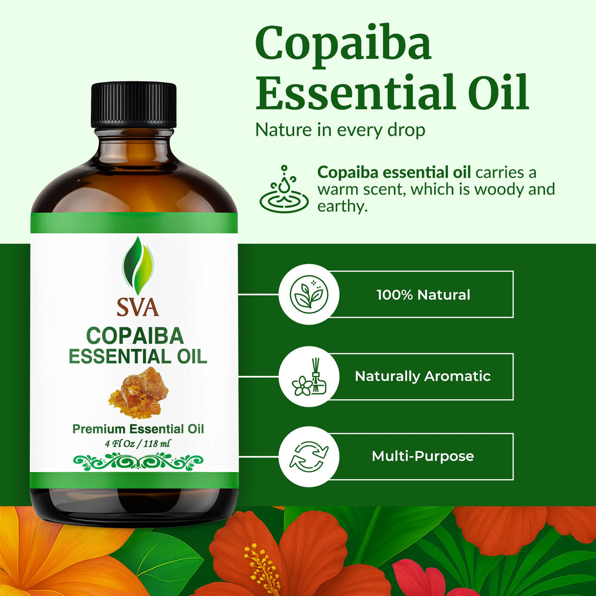 SVA Copaiba Essential Oil (4 Fl Oz)