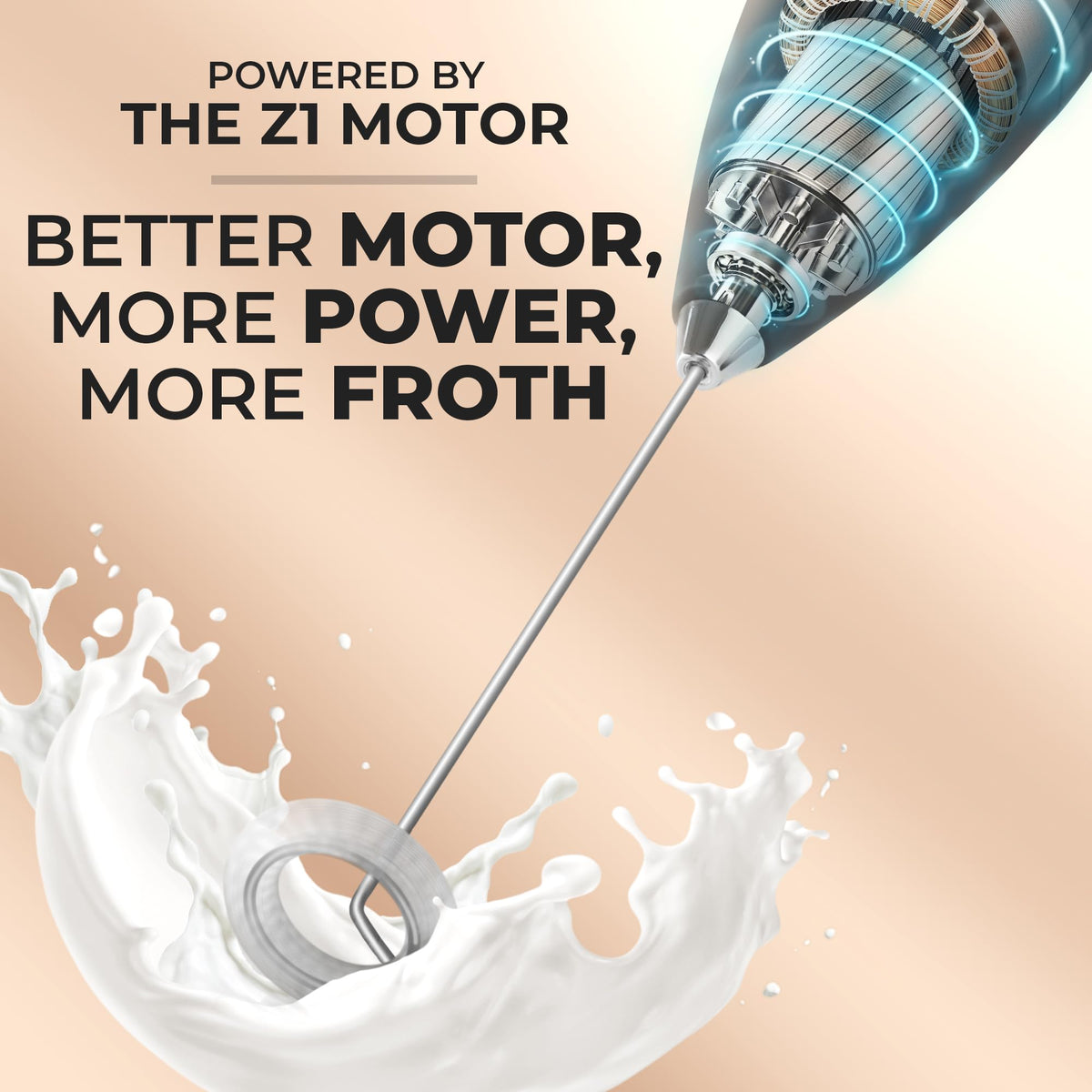 Milk Frother Handheld Electric Whisk