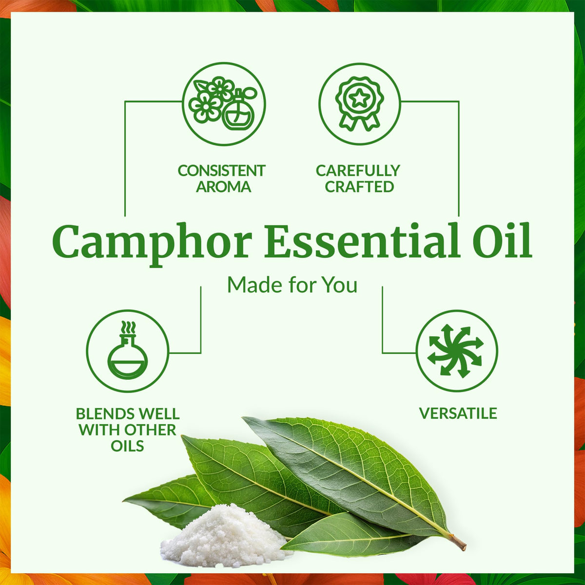 SVA Camphor Essential Oil (32 Fl Oz)
