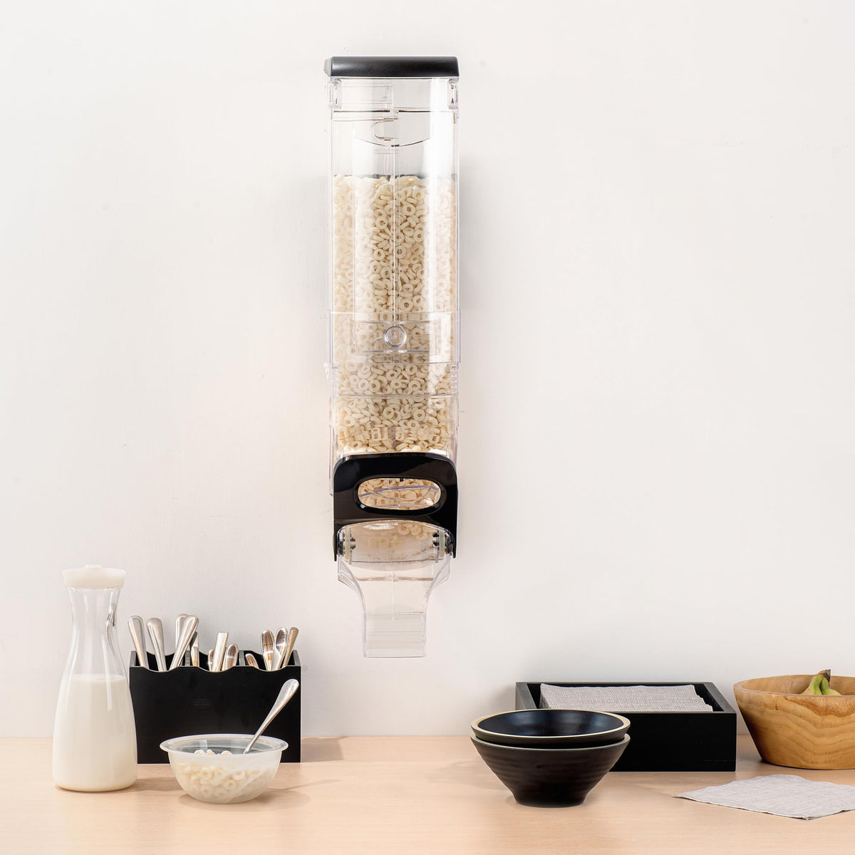 Cereal Dispenser 5 gal Plastic Wall