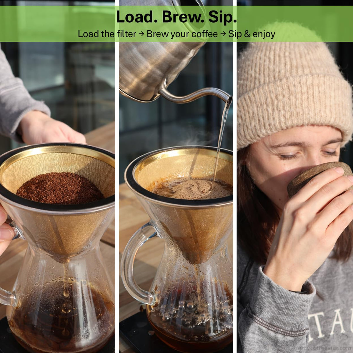 Compatible with Chemex & Hario V60 Coffee Filter