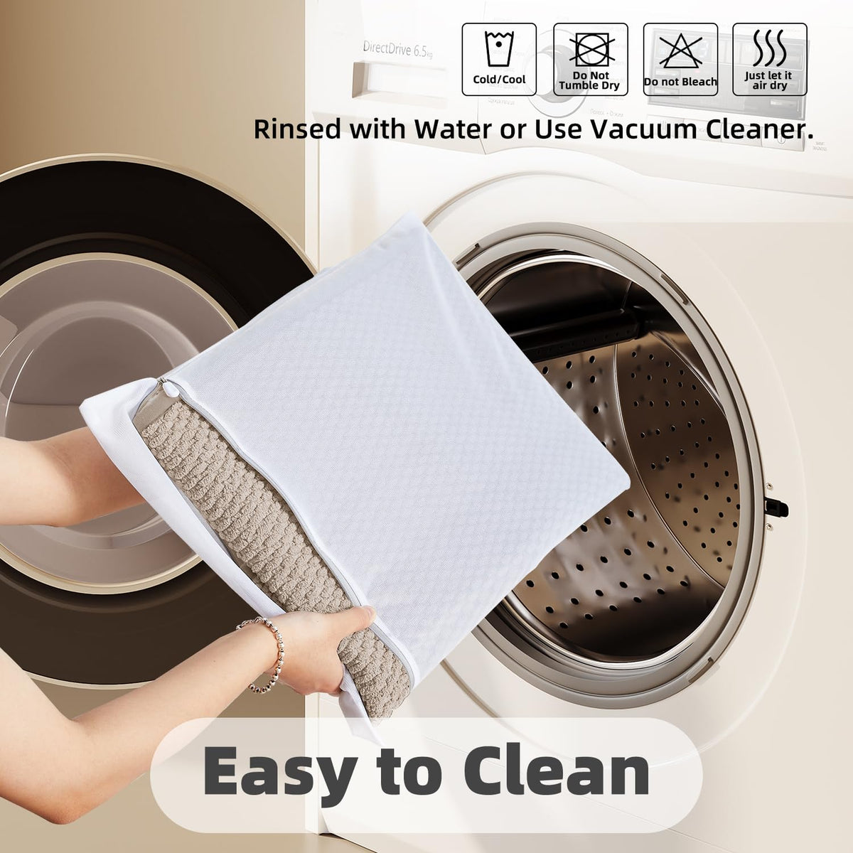 Bathroom Rugs Non Slip Washable (6 Sq Ft)