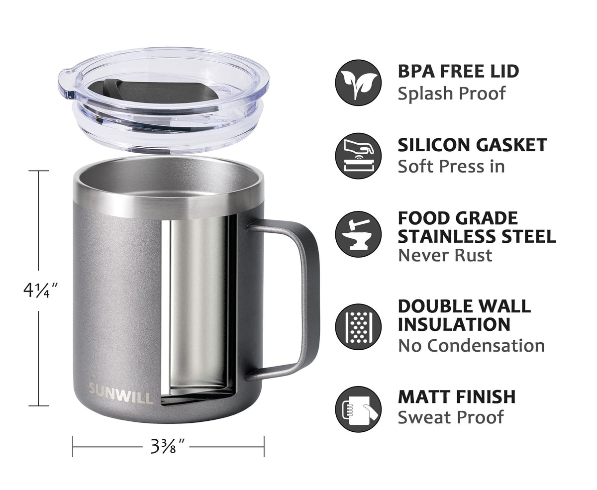 Travel Coffee Mug with Lid