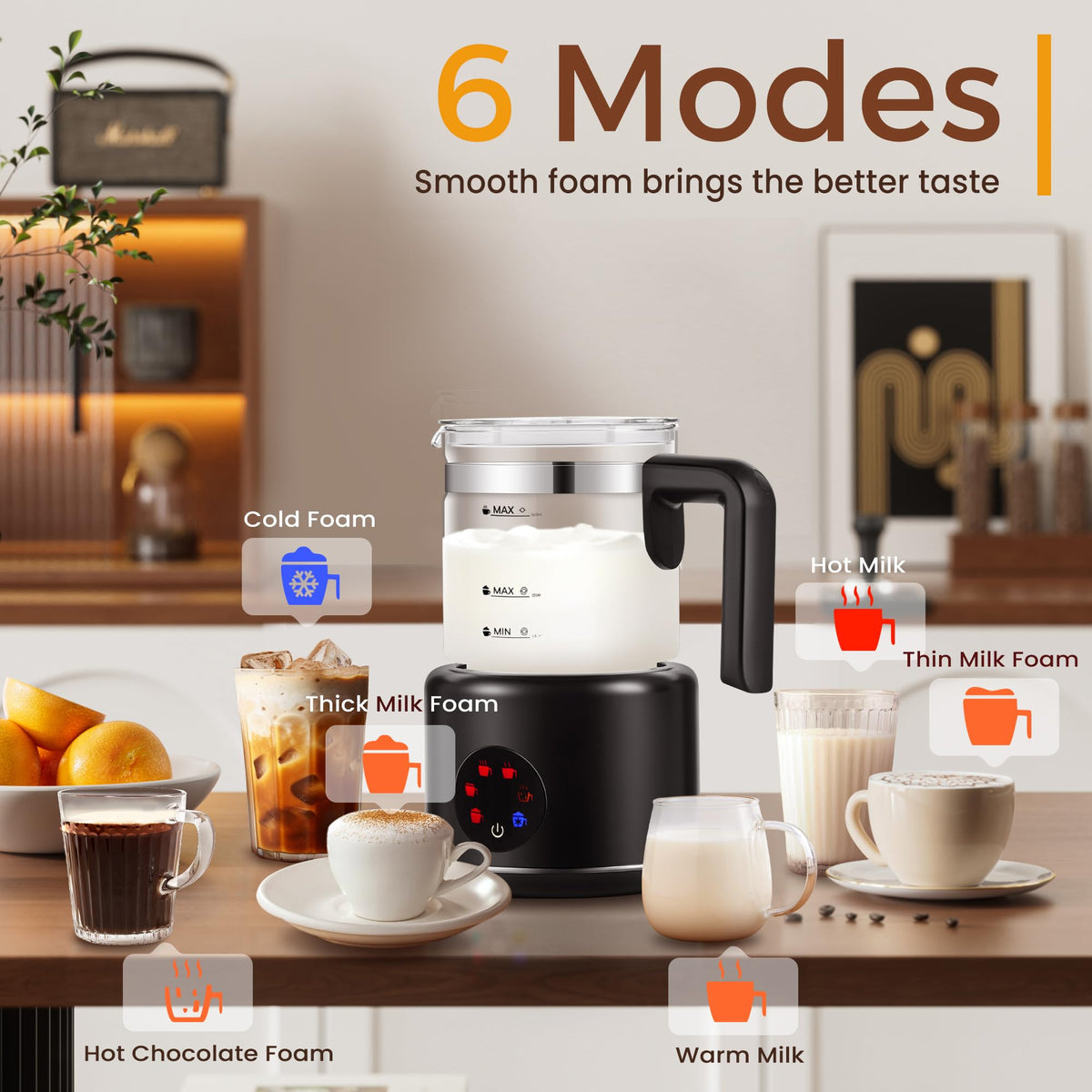 Milk Frother and Steamer