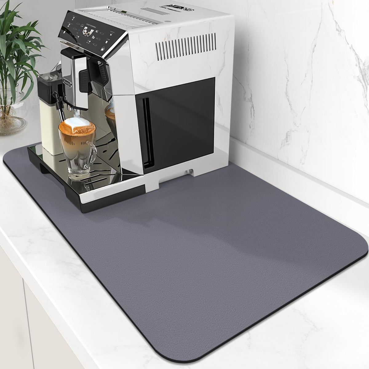 Coffee Mat Super Absorbent Dish Drying Mat Coffee Bar Mat 12"x 19"