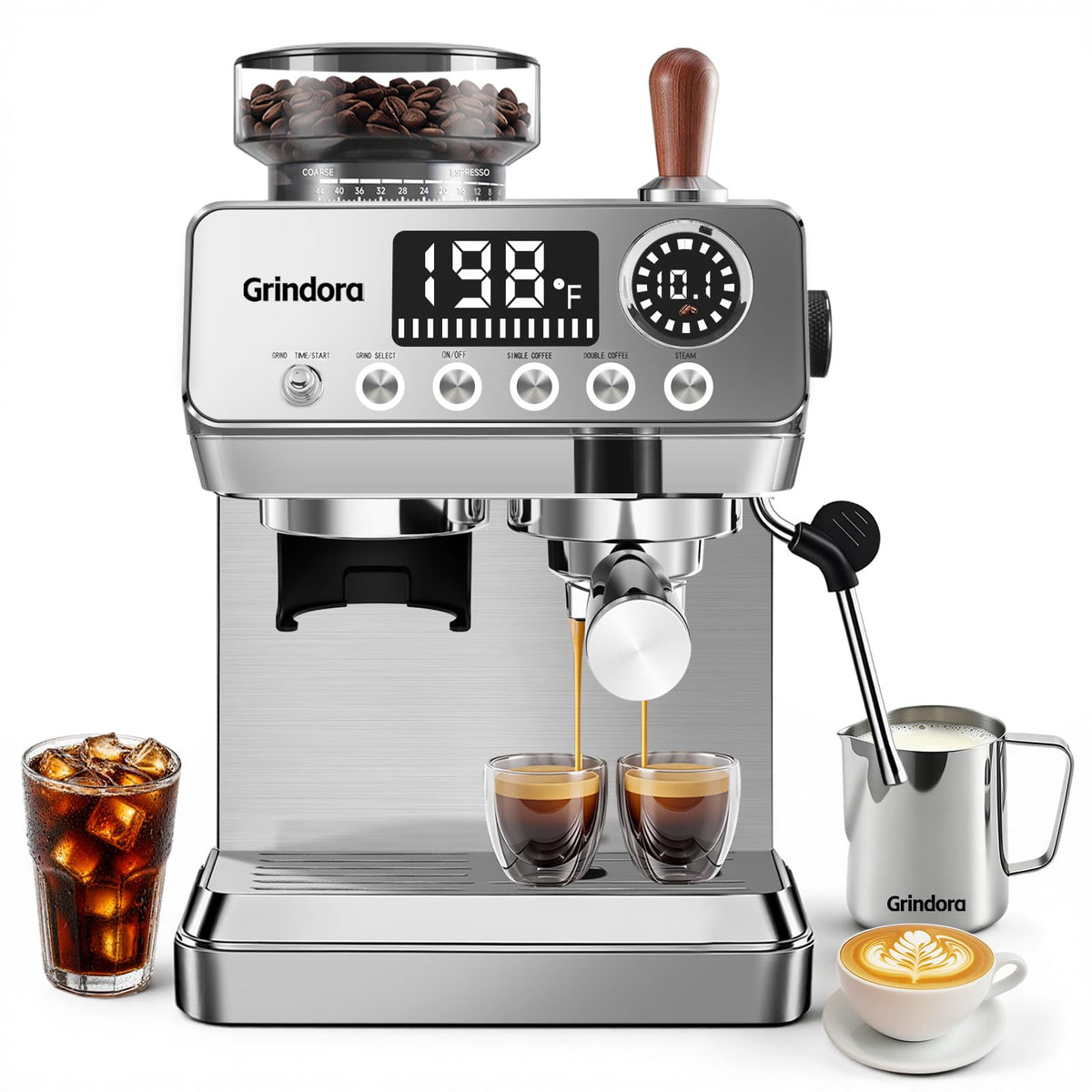 Espresso Machine with Grinder