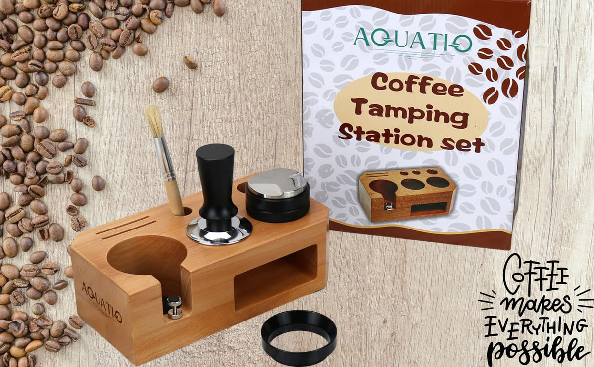 Espresso Tamping Station With Tools