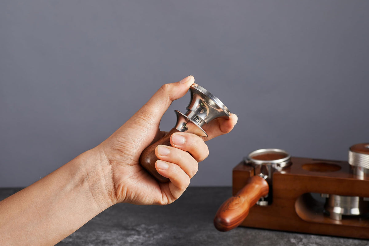 54mm Tamper Replacement for Breville tamper Adjustable Depth The espresso tamper made of Stainless Steel and Solid wood it's a good Coffee Tamper for Home espresso barista