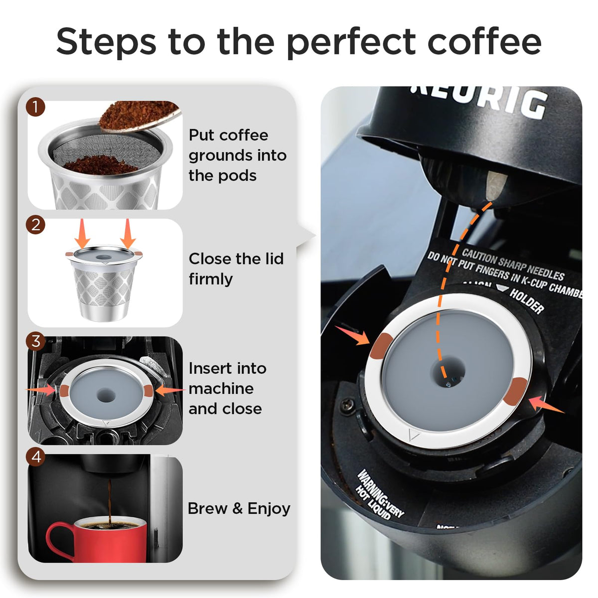 Reusable k Cup Coffee Filters