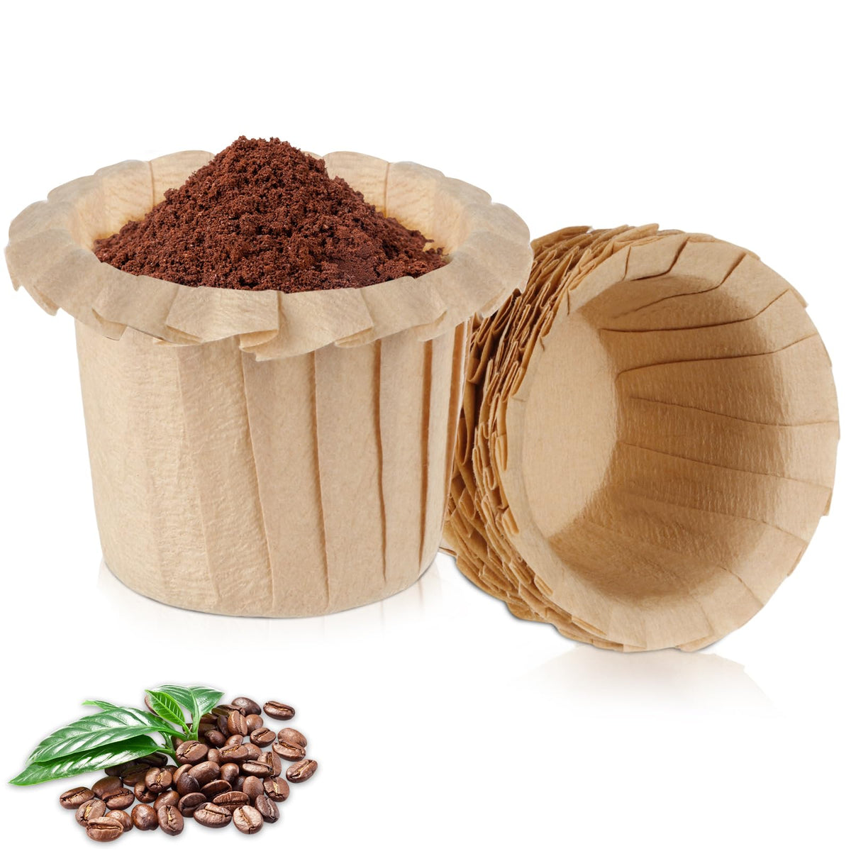 Disposable K Cup Paper Coffee Filters (300 Count)